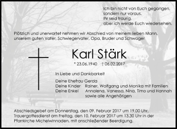 Zur Gedenkseite von Karl Stärk